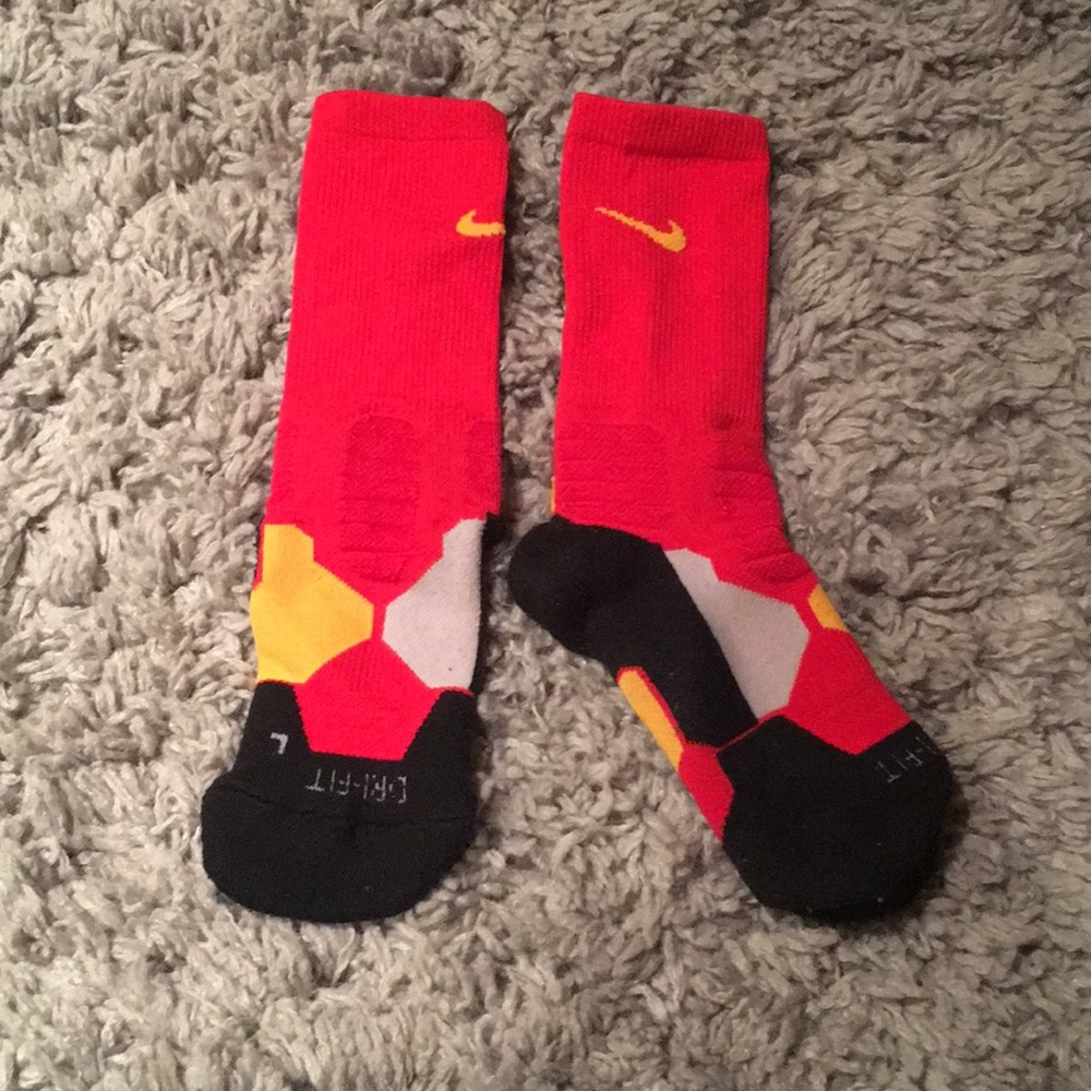 Really comfortable and awesome red Nike socks!!!